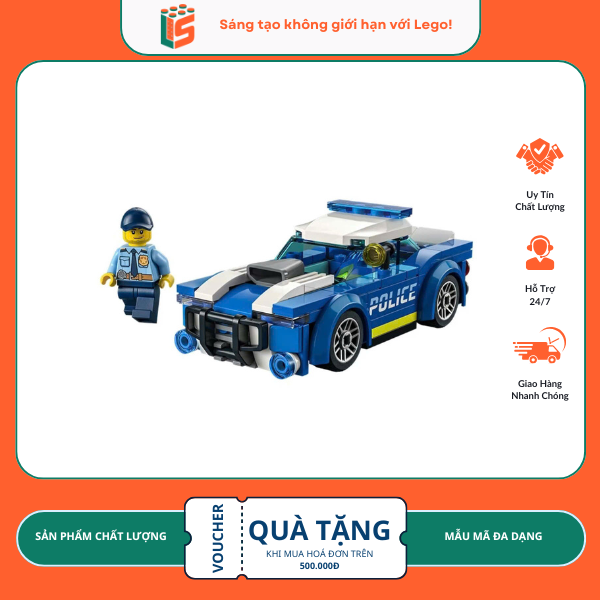 Lego City xe cảnh sát