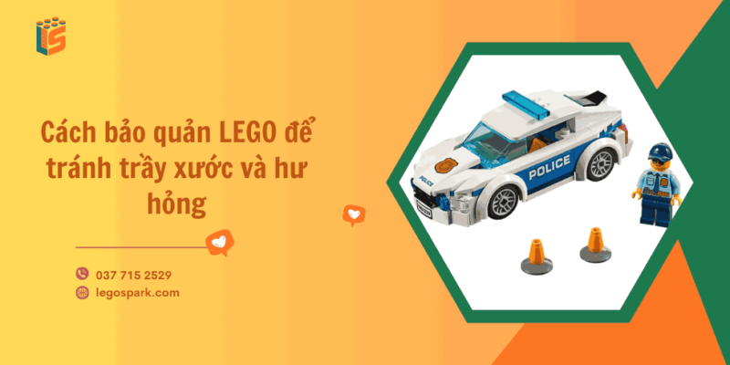 Top 3 bộ lego cảnh sát mua quà tặng con